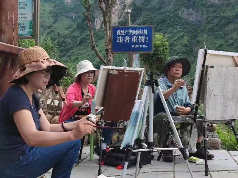 丹青描绘 振兴乡村── 湖南省20余名画家用画笔讴歌振兴乡村新成就