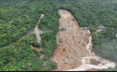 山陀儿豪雨重创阳金公路！磺溪路段严重崩塌画面曝光